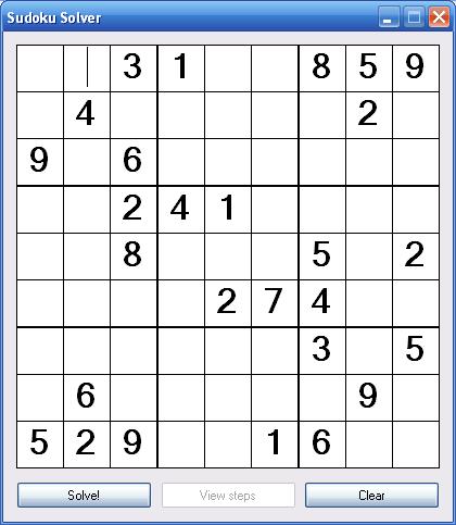 Sudoku code java